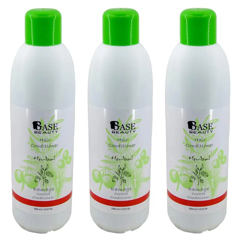 قیمت و خرید نرم کننده مو بیس بیوتی مدل Herbal2 حجم 1000 میلی لیتر مجموعه 3 عددی